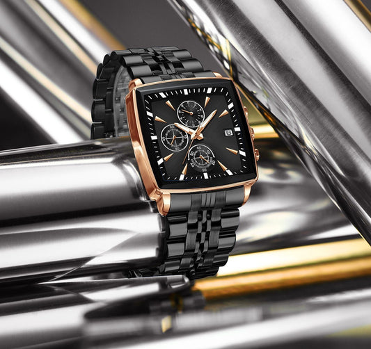High-End Smart Men’s Business Watch – Multifunctional Waterproof Glow Wristwatch