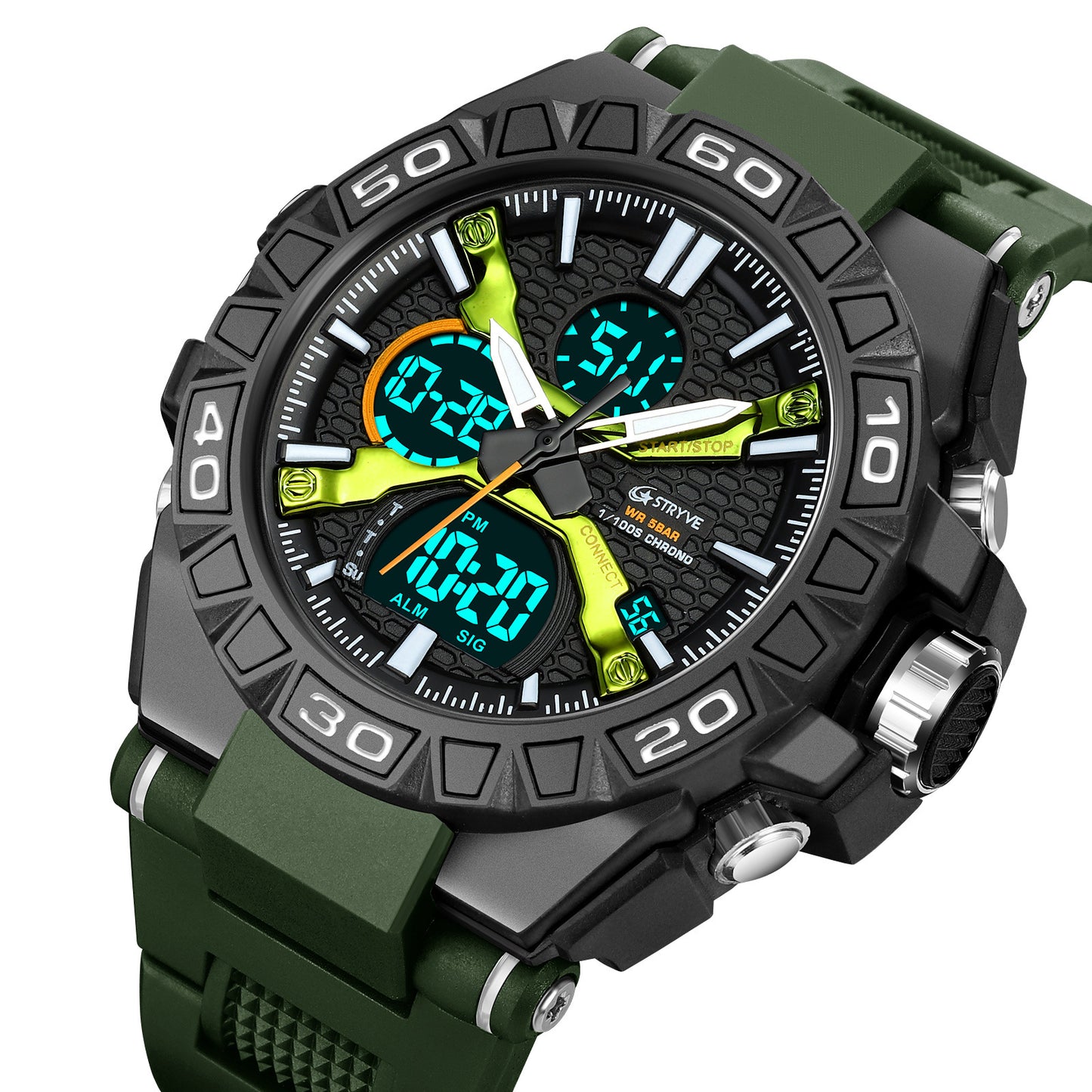 Sports Colorful Luminous Electronic Watch – Waterproof Multifunctional Student Watch