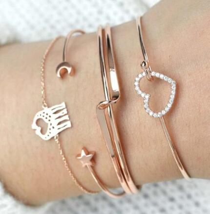 Bead Chain Bracelet & Anklet Set – Layered Fashion Jewelry for Women