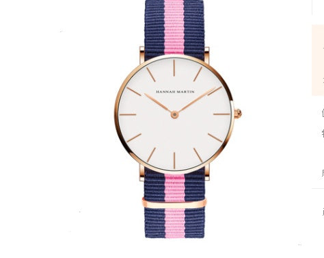 Ultra-Thin Quartz Watch – Waterproof Business Casual Black Belt Watch for Men & Women