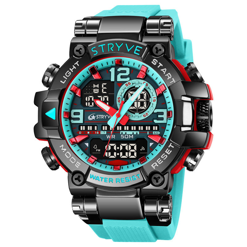 Sports Colorful Luminous Electronic Watch – Waterproof Multifunctional Student Watch