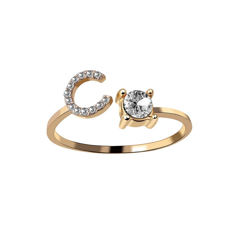 : Adjustable Initial Letter Ring