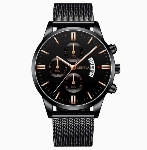 Fashion Luxury Luminous Mechanical Watch – Waterproof Steel Band Wristwatch
