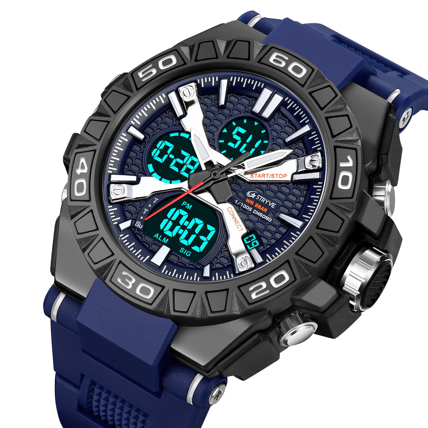 Sports Colorful Luminous Electronic Watch – Waterproof Multifunctional Student Watch