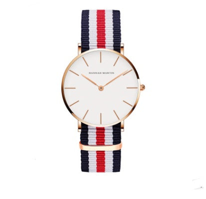 Ultra-Thin Quartz Watch – Waterproof Business Casual Black Belt Watch for Men & Women