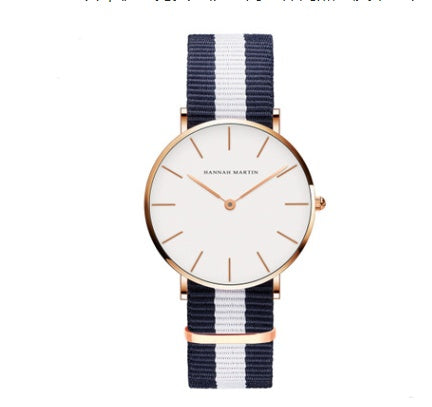 Ultra-Thin Quartz Watch – Waterproof Business Casual Black Belt Watch for Men & Women
