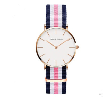 Ultra-Thin Quartz Watch – Waterproof Business Casual Black Belt Watch for Men & Women