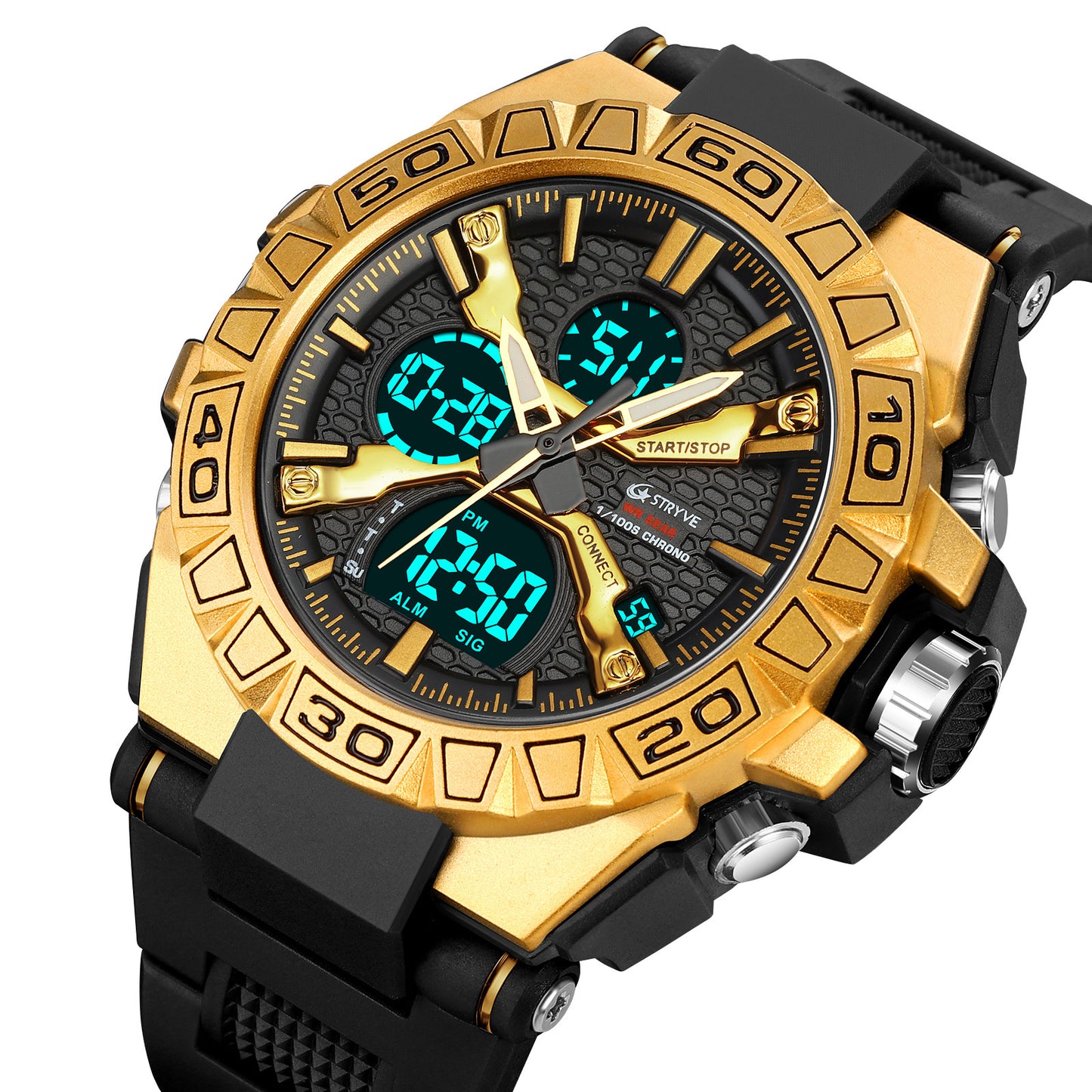 Sports Colorful Luminous Electronic Watch – Waterproof Multifunctional Student Watch