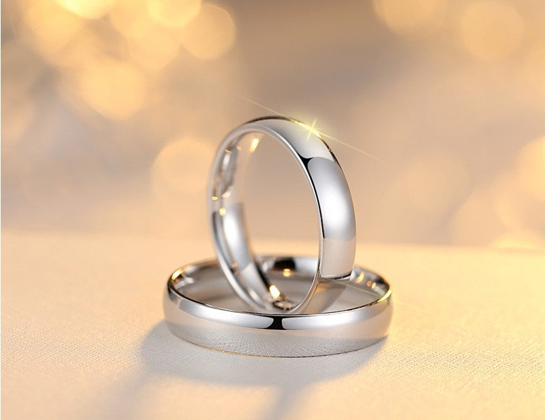 925 Silver Men's Ring – Index Finger & Little Finger Sterling Silver Band