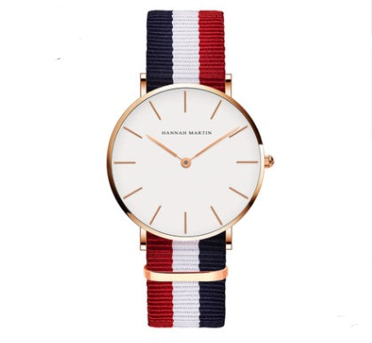 Ultra-Thin Quartz Watch – Waterproof Business Casual Black Belt Watch for Men & Women