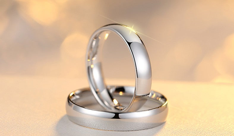 925 Silver Men's Ring – Index Finger & Little Finger Sterling Silver Band
