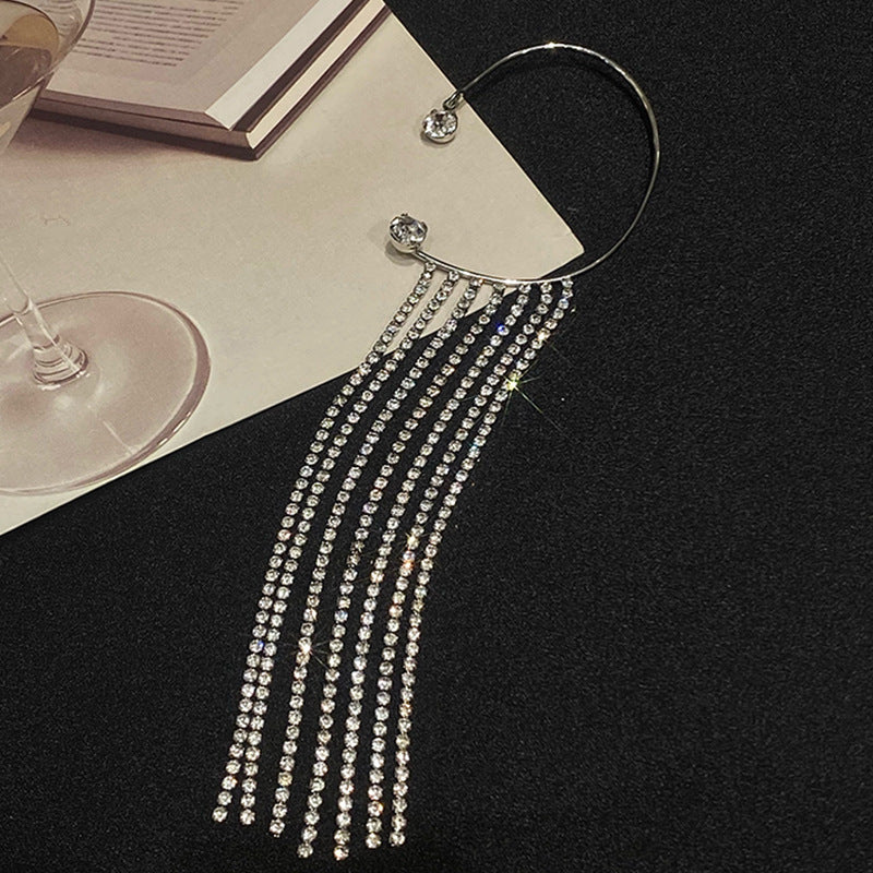 Fashionable Simple Long Tassel Earrings – Elegant Dangle Drop Earrings for Women