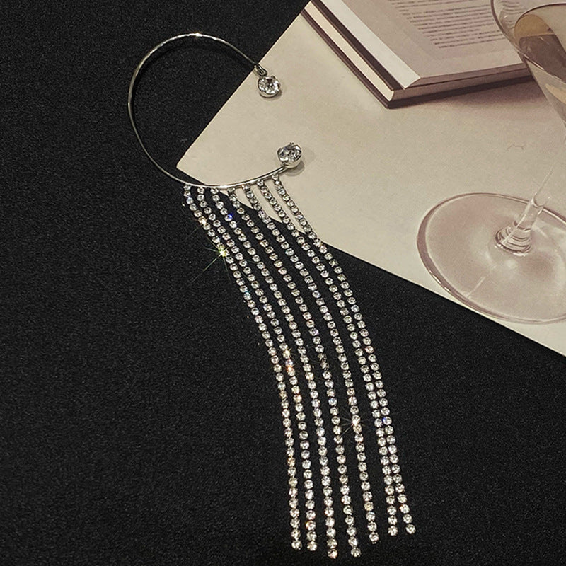 Fashionable Simple Long Tassel Earrings – Elegant Dangle Drop Earrings for Women