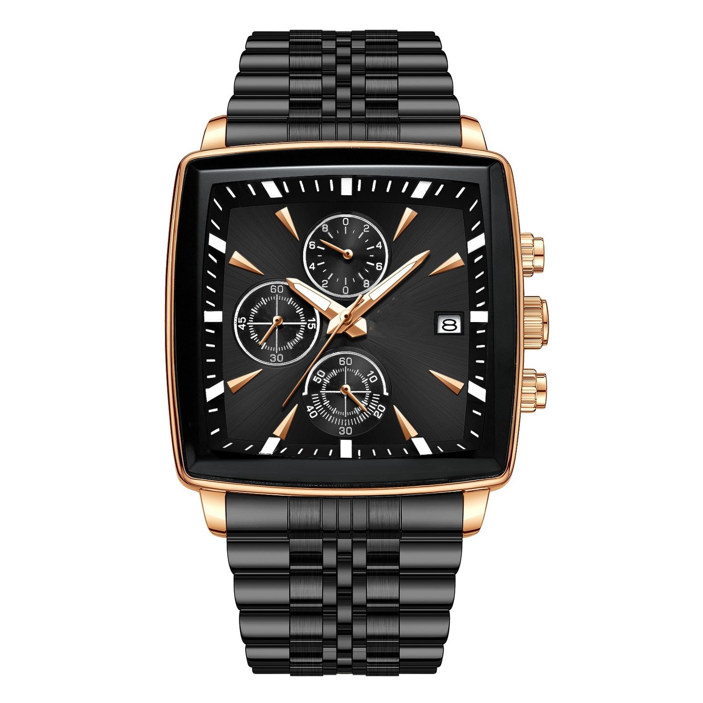 High-End Smart Men’s Business Watch – Multifunctional Waterproof Glow Wristwatch