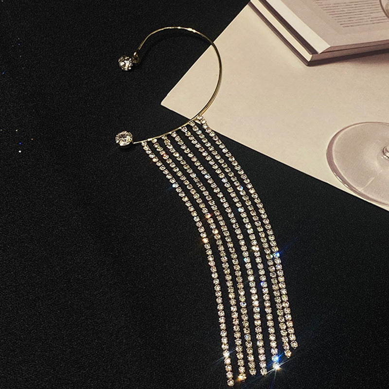 Fashionable Simple Long Tassel Earrings – Elegant Dangle Drop Earrings for Women