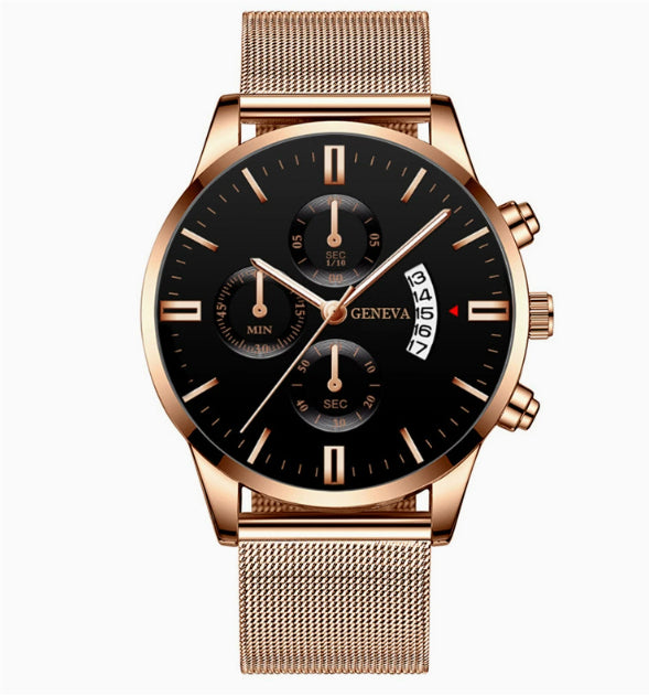 Fashion Luxury Luminous Mechanical Watch – Waterproof Steel Band Wristwatch