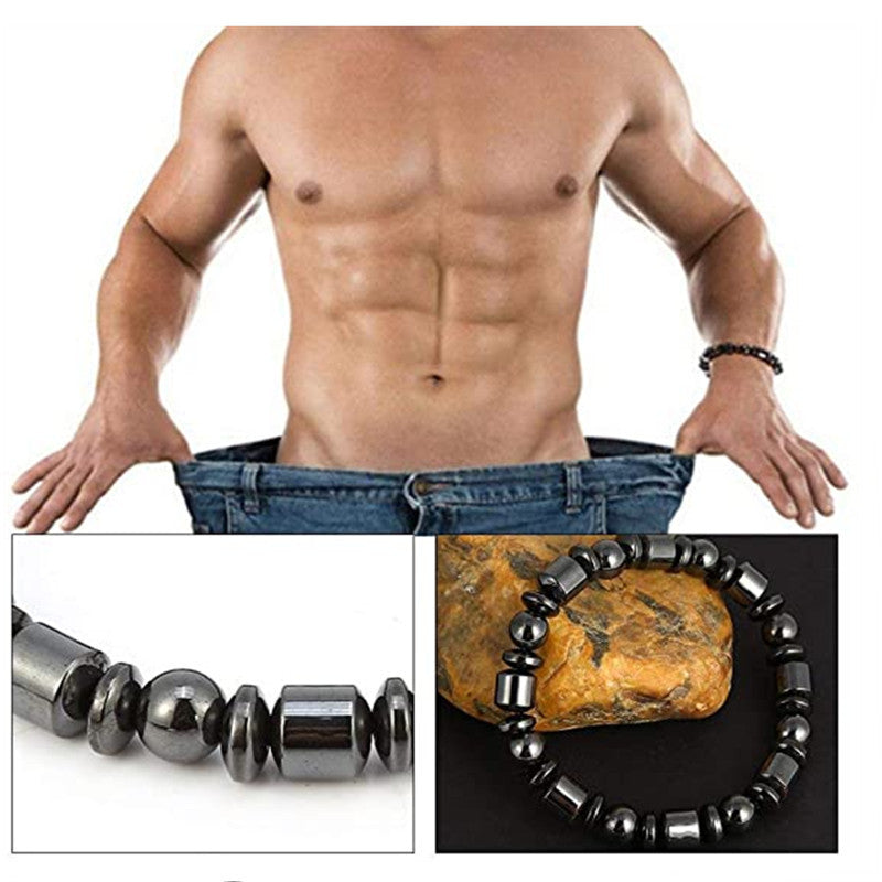 Pentagram Stone Magnetic Therapy Bracelet – Pain Relief Health Jewelry
