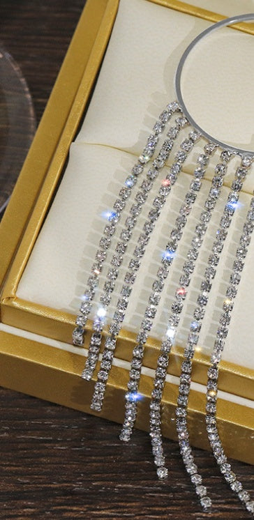 Fashionable Simple Long Tassel Earrings – Elegant Dangle Drop Earrings for Women