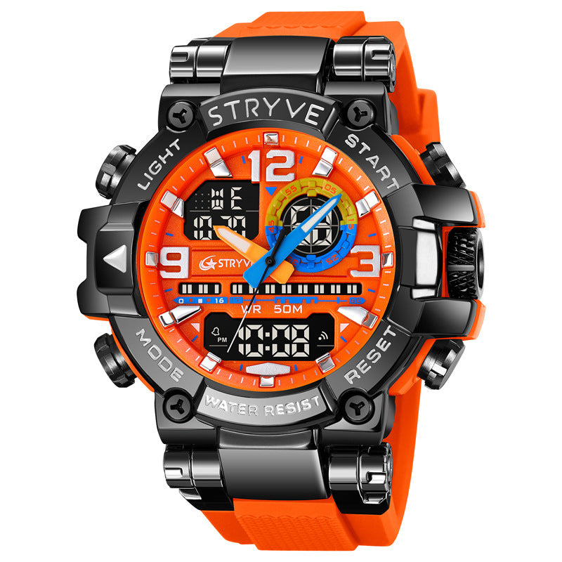 Sports Colorful Luminous Electronic Watch – Waterproof Multifunctional Student Watch