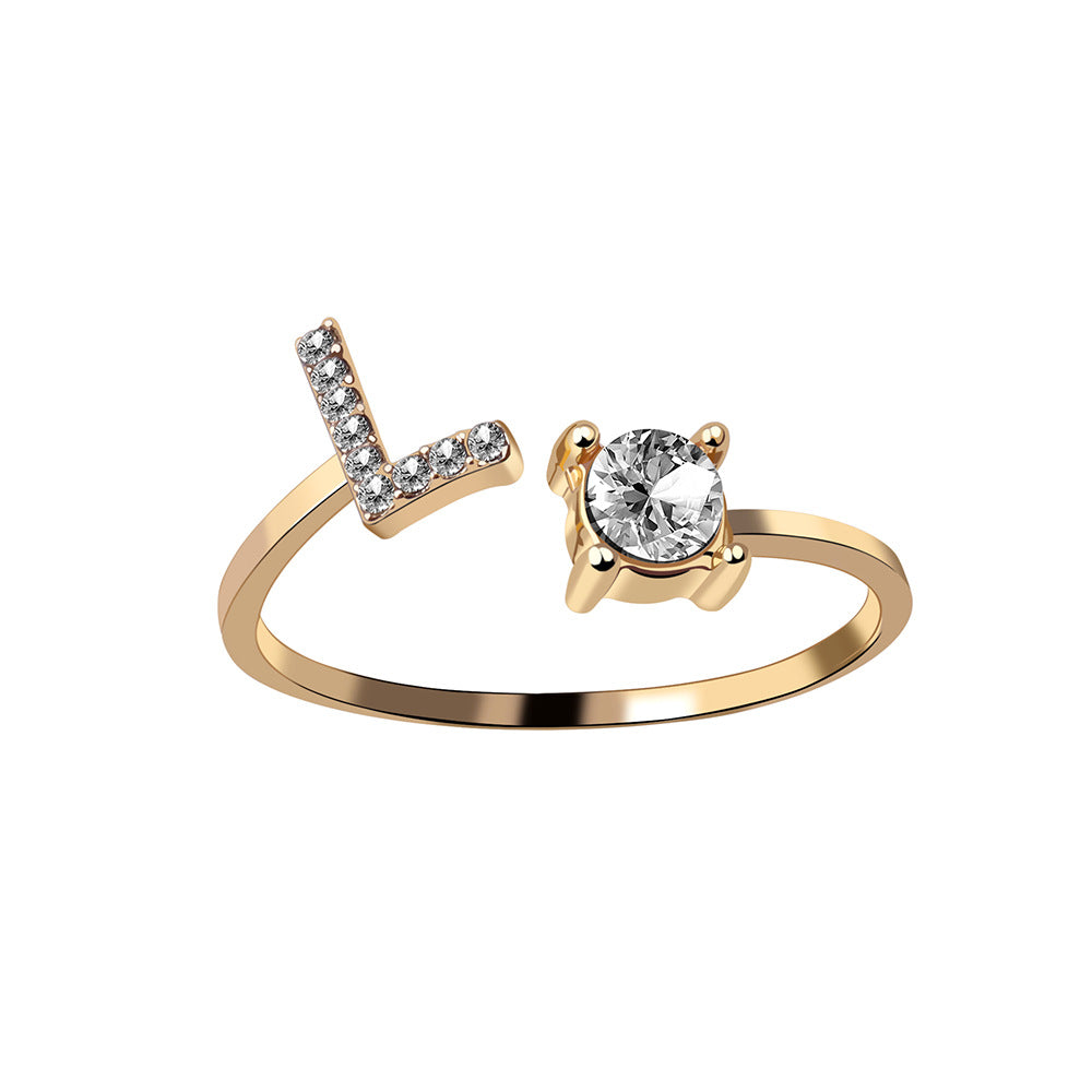 : Adjustable Initial Letter Ring