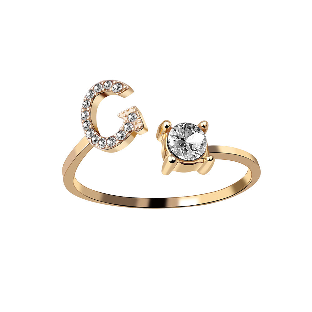 : Adjustable Initial Letter Ring