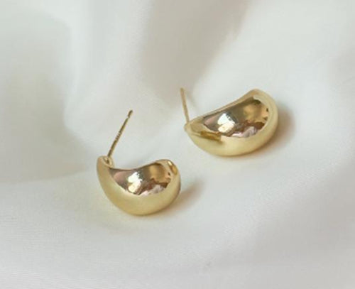 Metal Water Drop Earrings – Niche Luxury Elegant Dangle Earrings for Women