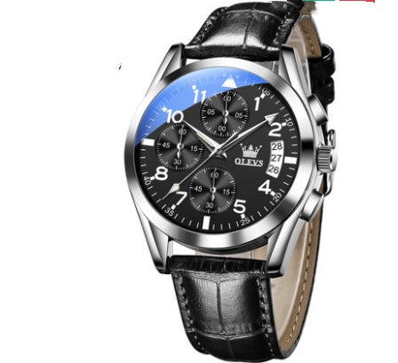 OLEVS Luxury Men's Quartz Watch – Waterproof Luminous Wristwatch